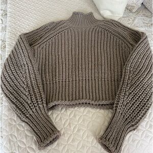 Womens sweater. Taupe